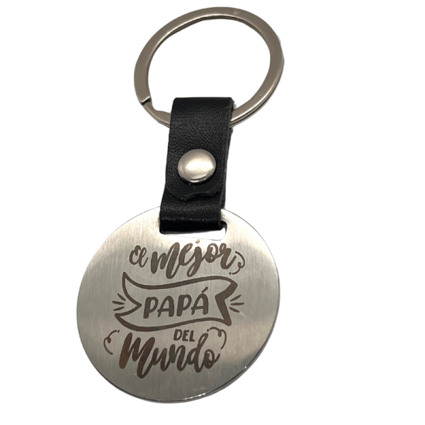 Llavero personalizado acero inoxidable