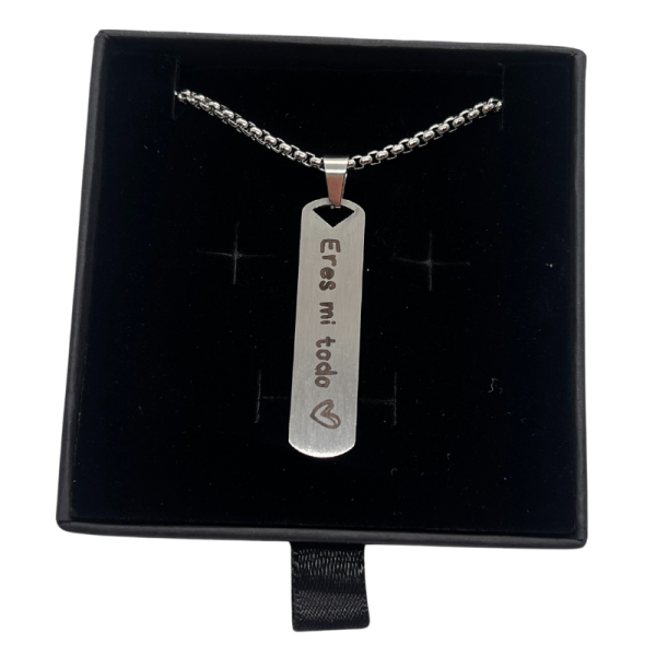 Collar barra con texto - Imagen 3